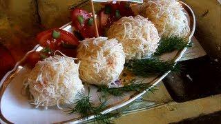 Крабовые шарики с сыром