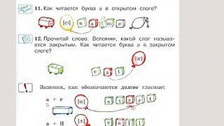 Урок 17. Как читать букву Aa  в  открытом и закрытом слогах, в сочетаниях ar, all