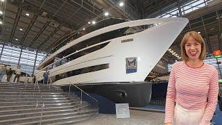 Only 11 million € JEANNE finally gets a LUXURY YACHT from her dad! Princess X95 Boat 2024 Düsseldorf