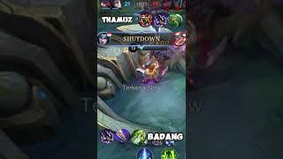 Badang Best Build Top Global vs Thamuz Build Fighter Top Global MLBB #shortsmlbb