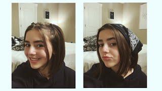 Styling my short hair for the FIRST time - avia colette