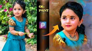 oil paint face smooth editing || PicsArt oil painting effect photo editing || PicsArt oil paint edit