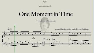 One Moment in Time  -  Easy Piano