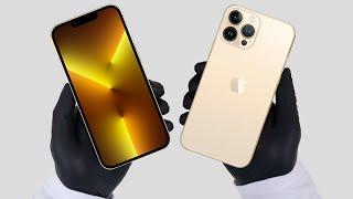 Apple iPhone 13 Pro Max Gold Unboxing + Gameplay - ASMR