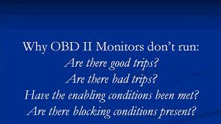 1 OBD-II Monitors and Status Introduction