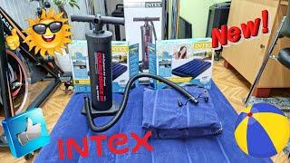 Unboxing & Test 2X Intex 64757 Air Bed ( Mattress ) & Intex Double Quick III Air Pump