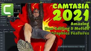 CAMTASIA 2021 - Amazing New Editing & Motion Graphics Features Review