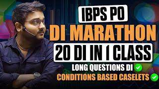 DI Secrets before IBPS PO | DI Marathon | 20 DI in 1 Class | All Types of DI, Caselets | Harshal Sir