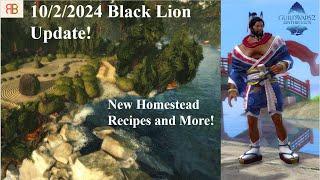 GW2 | 10/22/2024 Black Lion Update - New Homestead Recipes, Outfit, and More!