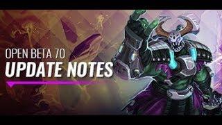 Paladins - Open Beta 70 Updates Notes Show VOD