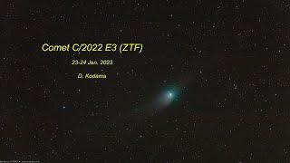 Comet C/2022 E3 (ZTF) Timelapse