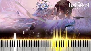 ｢Lover's Oath (FULL)｣ - Genshin Impact OST Piano Cover [Sheet Music]