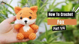 #237 | Fox With Leaf Hat Amigurumi (1/4) | How To Crochet Forest Animals Amigurumi | @AmiSaigon