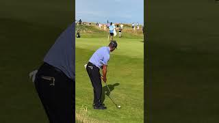 There are few things as perfect as Tiger Woods picking it clean off a tight links lie.  #shorts