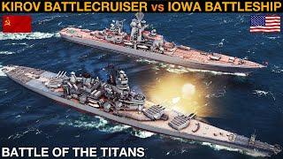 Sea Power: Four Kirov Battlecruisers vs Four Iowa Battleships (Naval Battle 141)