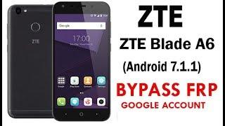 ZTE Blade A6 (Android 7.1.1) Google Account lock Bypass Easy Steps & Quick Method 100% Work