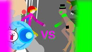 The Jazz Play Animation vs Siren Head 1236 Anims | Stick Nodes Animation