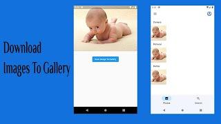 1- Download Images To Gallery By Flutter