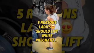 Why Women Should Lift Weights While Pregnant⁉️ #motivation #pregnancy #strongmom