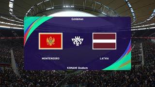 PES 2021 | Montenegro vs Latvia - International Friendly | Full Gameplay