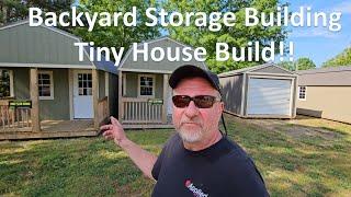 Storage Building to lakefront Tiny House!!