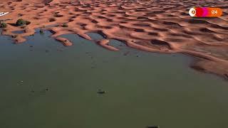 Drone footage shows Sahara floods after rare desert rainfall | REUTERS