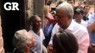 Visita AMLO a damnificados en Nayarit