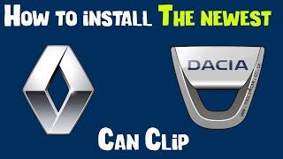 How to install the newest Can Clip for Renault and for Dacia cars