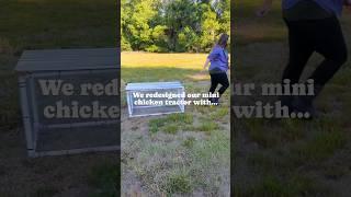 How to build a mini chicken tractor 