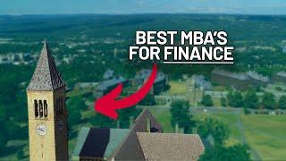 These Are The Best MBA Programs for Finance