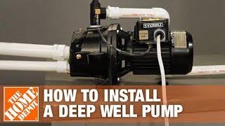 Deep Well Pump | Everbilt Jet Well Pump Installation | The Home Depot