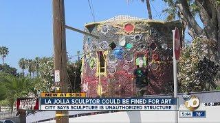 La Jolla artist faces fine over sculpture