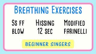  Three Breathing Exercises for Singing and Beginners