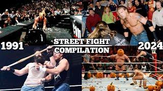 WWE Street Fight Match Card Compilation (1991 - 2024)