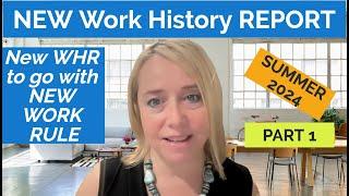 MUST KNOW!! TIPS on SSA's NEW Work History Report - PART 1