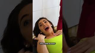She wasn't ready for her neck to be yanked like that  #shorts #chiropractic