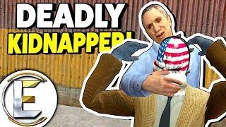 DEADLY KIDNAPPER! - Gmod DarkRP (Taking People To My Dungeon Full Of Cages)