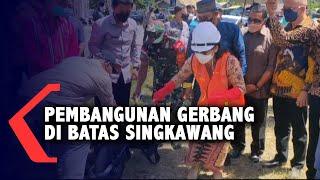 Wali Kota Tjhai Chui Mie Resmikan Pembangunan Tiga Gerbang di Batas Singkawang