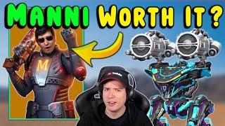 MANNI Pilot DAMAGE TEST! Am I Worth It? New War Robots Gameplay WR