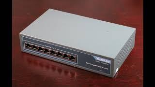 YuanLey 8 Port Gigabit PoE Switch, 8 PoE+ Ports 10