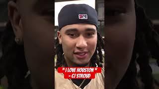 CJ Stroud “I Love Houston” #nfl #nflnews #nflupdates #houstontexans #cjstroud #shorts #fyp #nfl