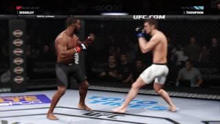 CLASSIC UFC FINISHES: Wonderboy Thompson Crazy Spinning heel hook finish!