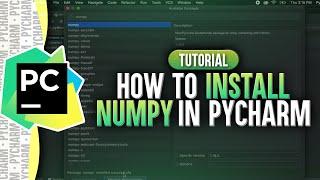 How To Install NumPy In PyCharm