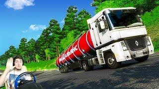 САМЫЙ КРУТОЙ ПОДЪЕМ - СУРОВАЯ РОССИЯ БАЙКАЛ - EURO TRUCK SIMULATOR 2 + РУЛЬ