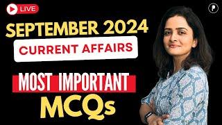 September 2024 Monthly Current Affairs by Parcham Classes | Current Affairs Revision by Richa Ma’am