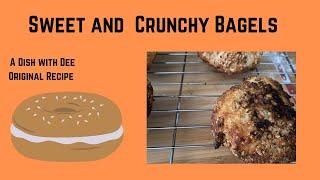 Sweet and Crunchy Bagels || Panera Bread Crunch Like Bagel | Breakfast Crunchwrap  #weightwatchers