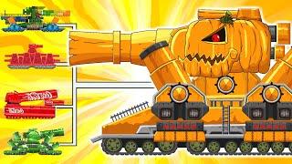 HALLOWEEN: HALLOWEEN NIGHT TANK MONSTER WAR /jag tank cartoon