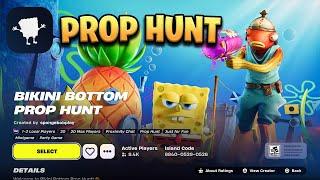 Bikini Bottom Prop Hunt Map Code Creative 2.0 Fortnite!