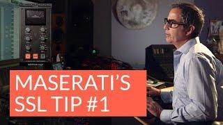 Fine-Tuning Parallel Compression on Drums – Tony Maserati’s SSL Tip #1