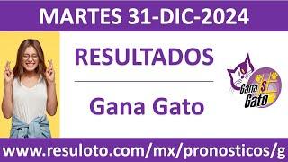 Resultado del sorteo Gana Gato del martes 31 de diciembre de 2024